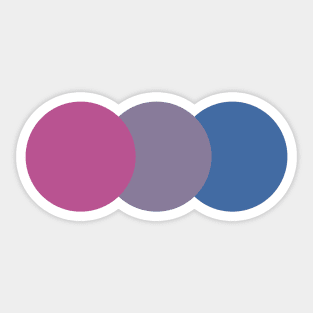 Bi | Muted | Subtle Pride Sticker